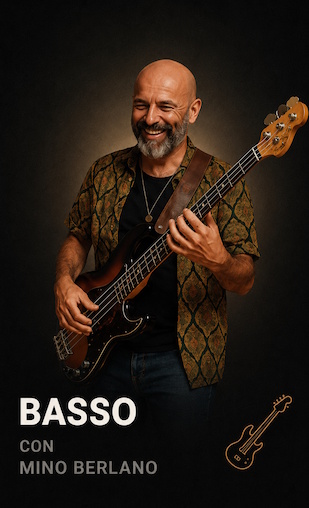 Mino Berlano insegnante di basso